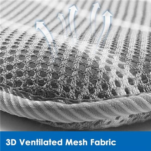 Office Chair Cushion Square Non Slip Seat Cushion 3D Air Mesh Pad Long Sitting - Picture 3 of 7